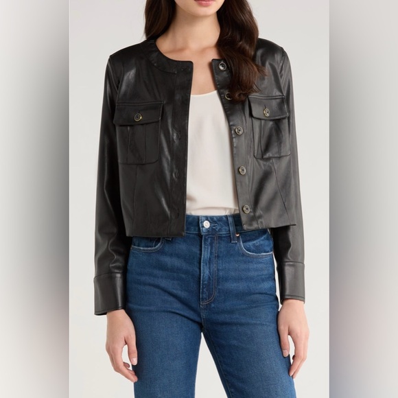 PAIGE Jackets & Blazers - NWT Paige Verity Faux Leather Jacket Size S 🖤🖤🖤